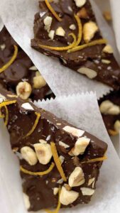 Spicy Orange Hazelnut Bark