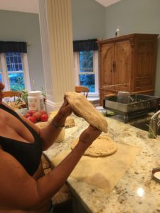 Stretching Whole Wheat Pizza Dough