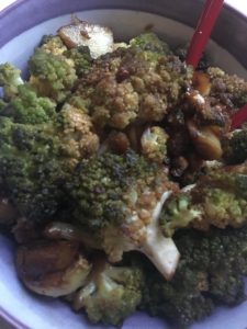 stovetop caramelized romanesco