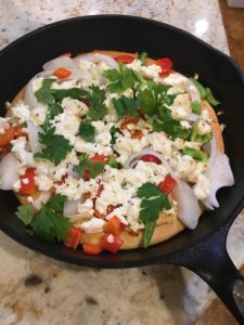 Gluten Free Garbanzo Fava Bean Flatbread Pizza