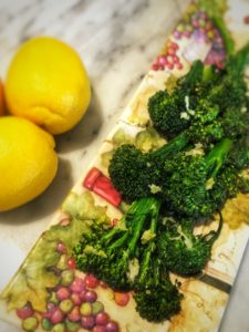 Oven Roasted Lemon Garlic Broccolini