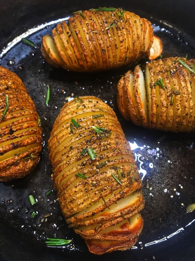 Crispy Hasselback Potato