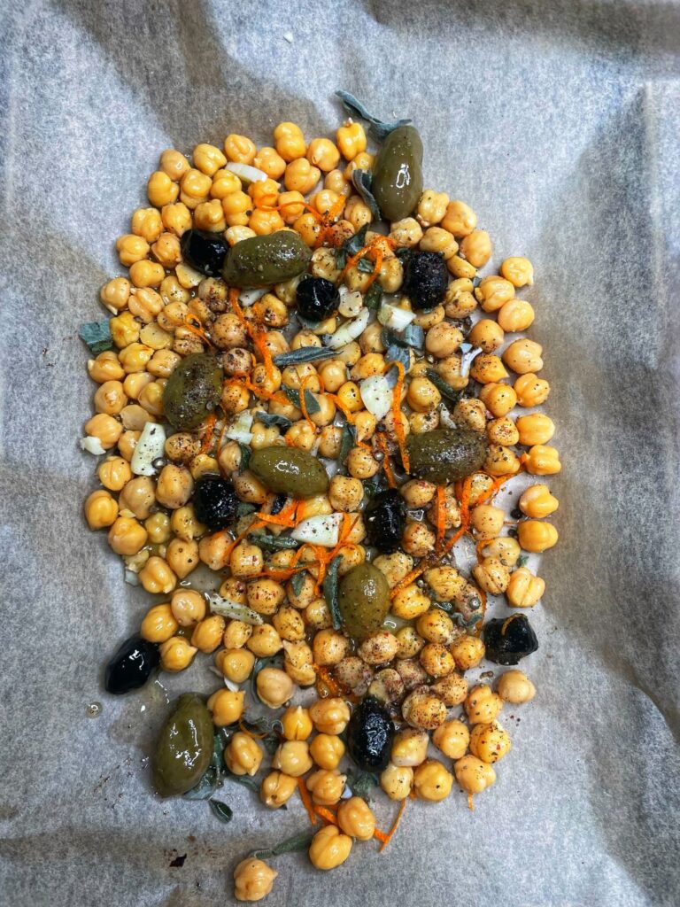 Oven Roasted Chickpeas