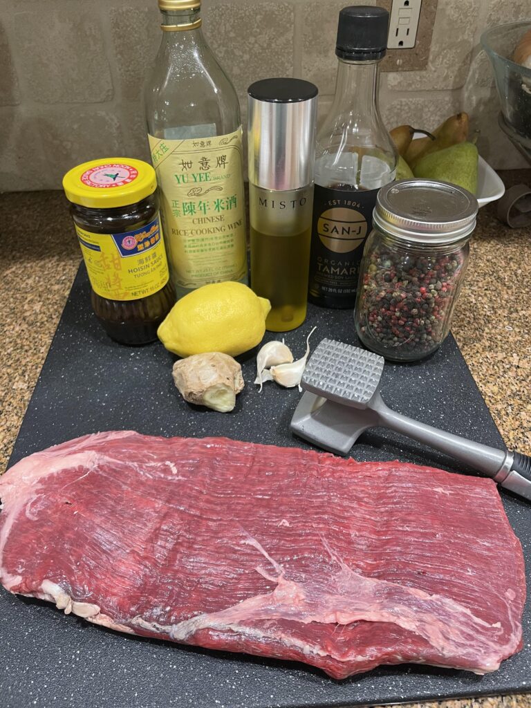 Grass Fed Flank Steak Marinade Ingredients