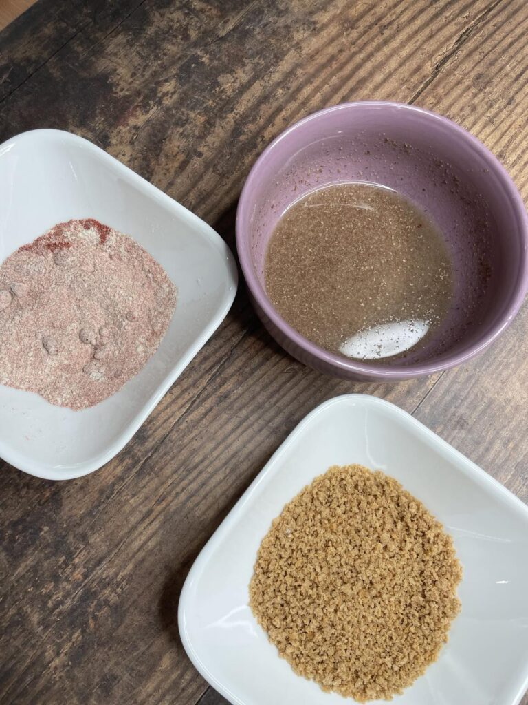 Whole Wheat Flour, Flax Egg, and Whole Wheat Panko