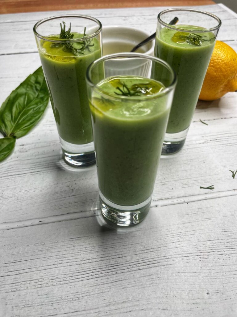 Cucumber Soup Shooters