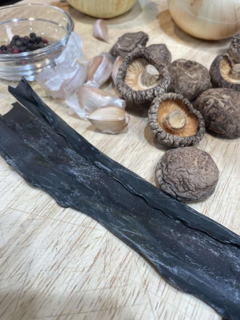 Kombu and Dried Shitake