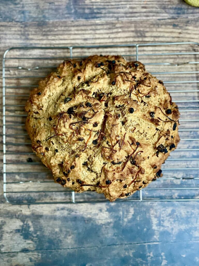 Buttermilk Irish Soda Bread with Orange Zest and Currants