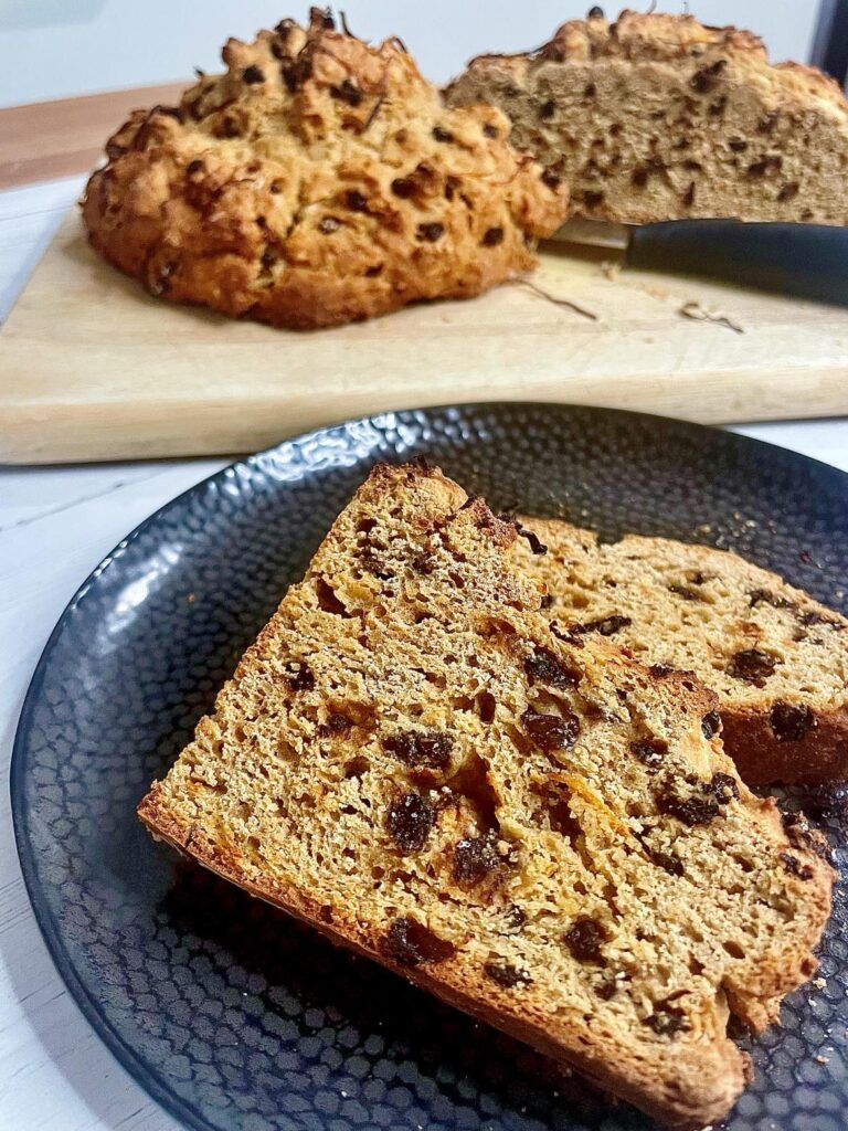 Toasted Buttermilk Irish Soda Bread Slices